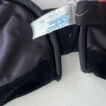 Lily Of France Vintage  Black Velvet Pearl Strap Bra 36C Photo 4