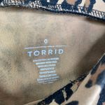 Torrid Tan Brown Cheetah Animal Print Biker Shorts Womens Size 0 Large Photo 2
