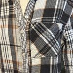 Aerie Soft Gauze Plaid Button Down Top Photo 1