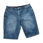 Gloria Vanderbilt  Women's Shorts Blue 24W Stretch Denim 12" Inseam Photo 0