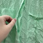 Anthropologie Maeve Mint Green Button Down Long Sleeve Shirt Size 0 Photo 1