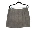 Vineyard Vines Herringbone wool blend A-Line preppy Mini Skirt Women's Size 10 Photo 4