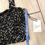 Japna Floral Smocked Cropped Tank Top Photo 6