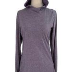 Nike Purple Dri-fit Running Athletic Top Hoodie Thumb Hole Insert Size M | 42-11 Photo 0