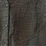 Torrid ⭐️ sleeveless black and white polka dot pleated chest blouse size 4 Photo 12