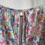 Love Shack Fancy Natasha Ditsy Floral Mini Dress Blue Size M Photo 12