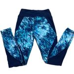 Pink Lotus  Exercise Leggings Midnight Run in Crystal Blue Womens Size XS Photo 4