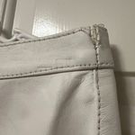 Vintage White Leather Mini Skirt Size 12 Photo 2