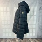 Michael Kors MK Black lightweight Puffer Coat With Hood Jacket Size Large Photo 3