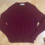 Jantzen Vintage Burgundy Wool Sweater size Medium Photo 9