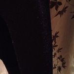 Black | Purple Sparkly Leggings | Pants Size M Photo 2