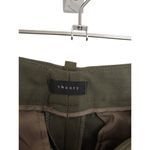 Theory Shorts Womens Size 6 Garland Chateau Wool Blend High Waist New Army Green Photo 3