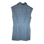 Maeve by Anthropologie Women's Blue Tweed Blazer Mini Dress Size 10 Photo 3