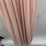 Birdy Grey Kiko Mesh Halter Formal Bridesmaid Dress in Pale Blush Size L NWT Photo 4