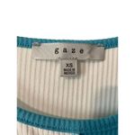 Gaze Women's Ribbed  Tank Top Cami Size XS Cropped Color Block Y2K Photo 3