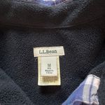 LL Bean Fleece Lined Flannel Purple Plaid Shirt‎ Jacket Shacket MEDIUM Photo 10
