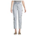 Driftwood Jeans Women’s Gizelle Geometric Embroidered Light Wash Ripped Ankle 29 Photo 6