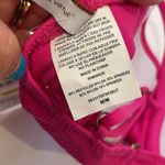 Becca by Rebecca Virtue Hot pink ribber underwire bikini top Medium NWT Photo 6