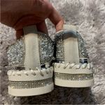 Muguan Silver Rhinestone Sneakers Shoes Sz. 5 Photo 5