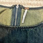 Free People  Atlas Denim Mini Dress in Vintage Indigo Photo 4