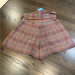 Hunter Bell  Plaid Shorts with belt NWT Photo 2