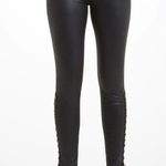 AG Adriano Goldschmied A.G. Adriano Goldshmied Farrah Black skinny Ankle Side Lace leather Jeans 28 R Photo 14