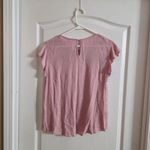 Lydelle  Women’s Pink Floral Embroidered Blouse Sz L.  6021 Photo 1