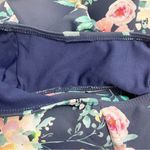 Janela Bay Riverwalk Floral Bra Top Tie Back One Piece Swimsuit Blue Pink Small Photo 7