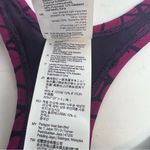 Moving Comfort  Switch it up Racer sports bra in Currant Woven size S Small NWT Photo 7