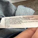 Eloquii  One Shoulder Ruffle‎ Denim Jumpsuit in Blue Size 24 Photo 8