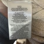 BCBGMAXAZRIA  Womens Gold Metallic Tiered Knit Sheath Dress Sz L "Mariah" Holiday Photo 4