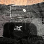 ZARA  Black High Waisted Cutoff Denim Shorts | Size 6 Photo 4