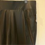 Westbound  Woman Polyurethane Black Leggings, pockets & elastic waistbands, 3XL S Photo 3