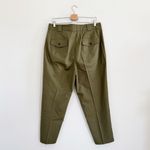 Banana Republic  Linen-Blend Stretch Utility Pant in Green Size 16 Photo 3