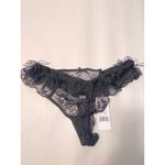 NWT Intimissimi lace babydoll set with matching panties & garter belt black sz M Size M Photo 9