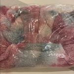 Peach Love California PEACH LOVE Sherpa Fleece Tie Dye Half Zip Mauve Photo 3