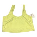 Good American Scuba Tank Bikini Top Cropped Key Lime Green Size 5 US 2XL Photo 2