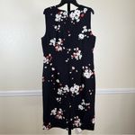Ann Taylor Career Floral Print Fitted Sheath Dress Size 8 Corpcore Office Siren Modest Photo 1