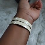 J.Crew Cream Bangle Bracelet Set Photo 2
