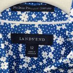 Lands' End Women's No Iron Pinpoint Oxford Button Up Shirt Photo 2