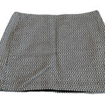 3/$15 GAP short black and white lined skirt Size 12 Photo 0