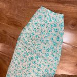 Levi's Women's Yvie Puff 3/4 Sleeve Cropped Blouse - Electric Green Floral Photo 11