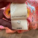 Soft Surroundings Eden Island Mixed Media top Tunic Linen large Photo 6