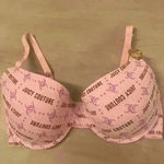 Juicy Couture  Sleek & Smooth Bra Pink NWT Size 40C Photo 3
