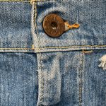 Levi's Vintage Y2K Levi’s Patchwork Tiered Ruffle Mini Skirt Denim Floral Plaid Satin Photo 9