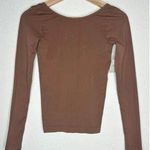 Free People Intimately Low Back Seamless Long Sleeve Top M/L NWT Photo 0