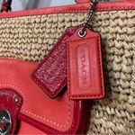 Coach 1941 Raffia Straw Shoulder Bag Photo 1