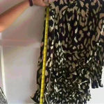 None Women Multicolored Allover Print  Sleeve  Ruffle Dress size S Photo 7