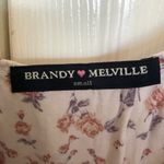 Brandy Melville  White and Pink Floral Baby Doll Dress Size S Photo 3