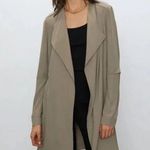 Babaton Aritzia  Maximo Trench Coat Jacket in Kohl Green XXS Photo 0